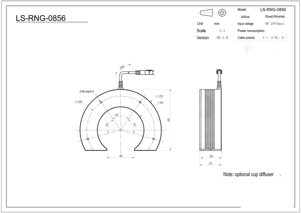 LS-RNG-0856 dimensions (mm)