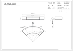 LS-RNG-0861 dimensions (mm)