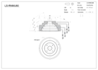 LS-RNMU80 dimensions (mm)