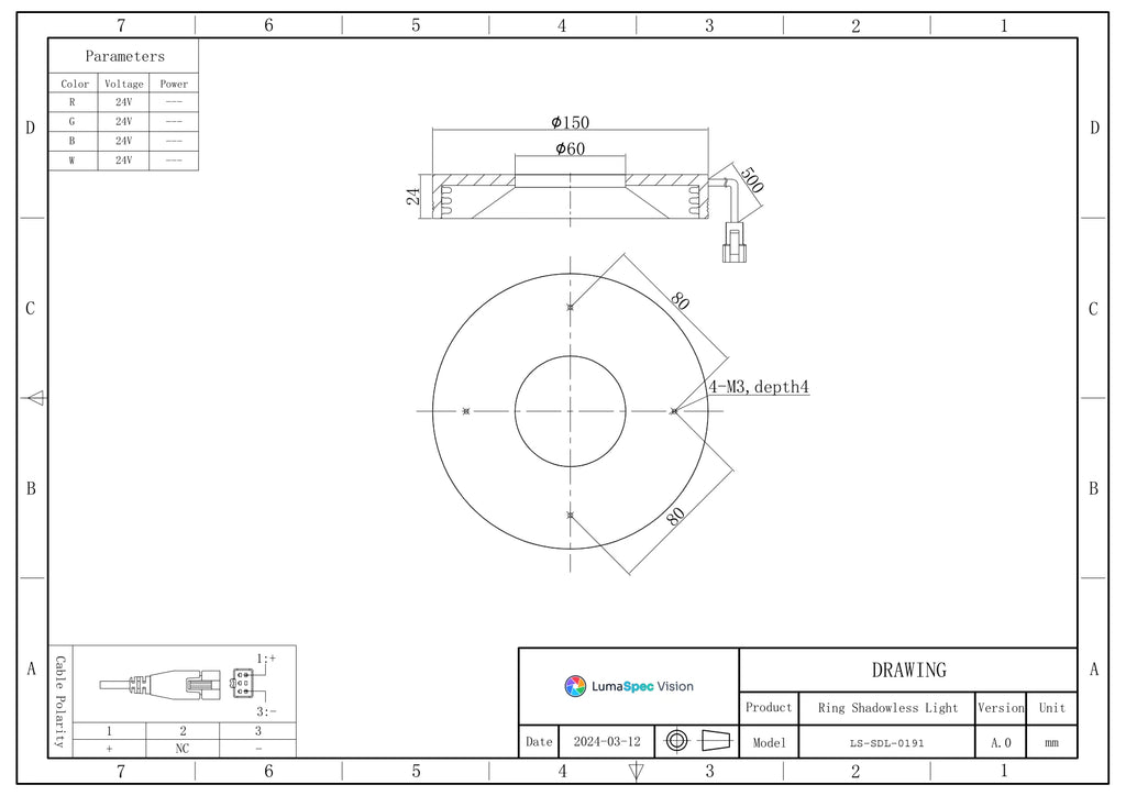 LS-SDL-0191 dimensions (mm)