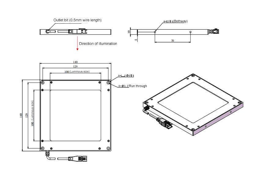 LS-SDL-0049 dimensions (mm)