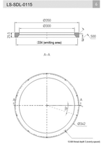 LS-SDL-0115 dimensions (mm)