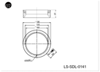 LS-SDL-0141 dimensions (mm)