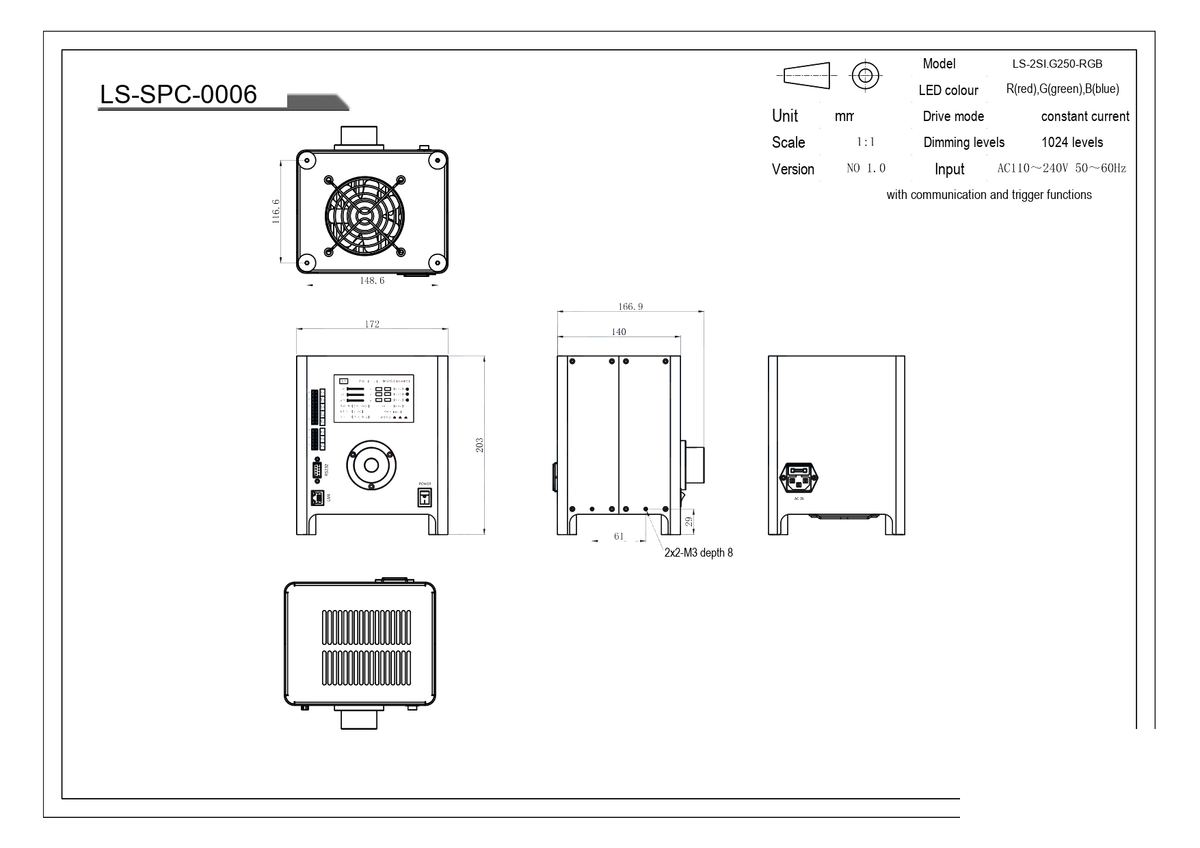 LS-SPC-0006 dimensions (mm)