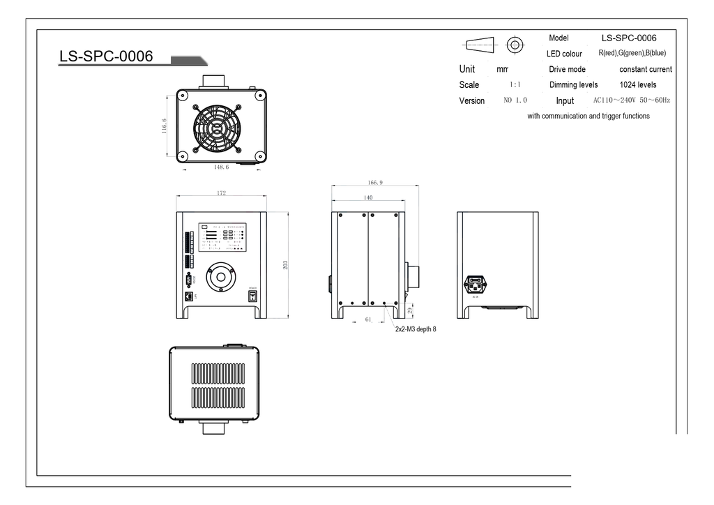 LS-SPC-0006 dimensions (mm)