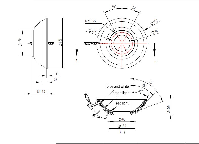 LS-SPC-0023 dimensions (mm)