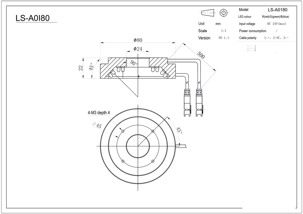 LS-SPC-0031 dimensions (mm)