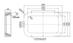 LS-SPC-0076 dimensions (mm)