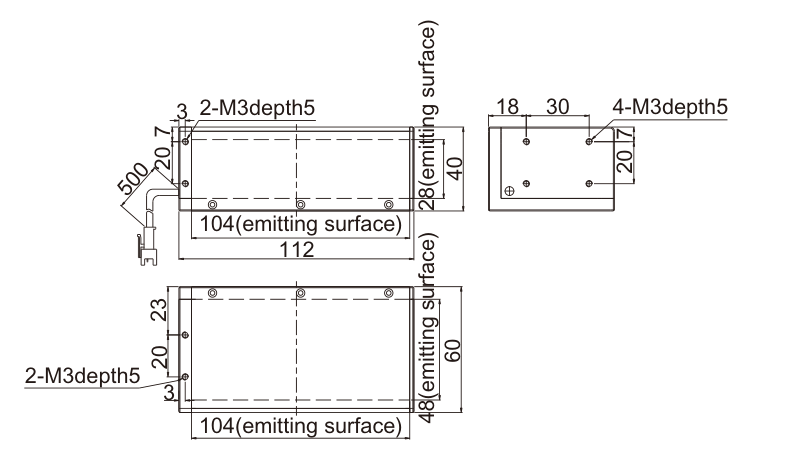 LS-SPC-0052 dimensions (mm)