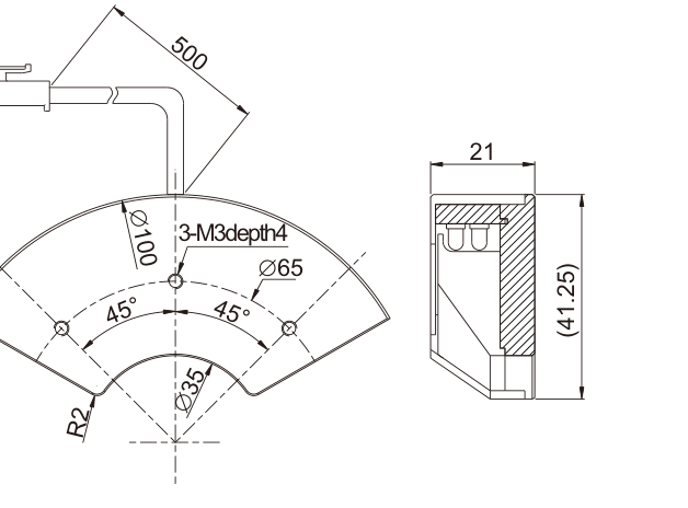 LS-SPC-0078 dimensions (mm)