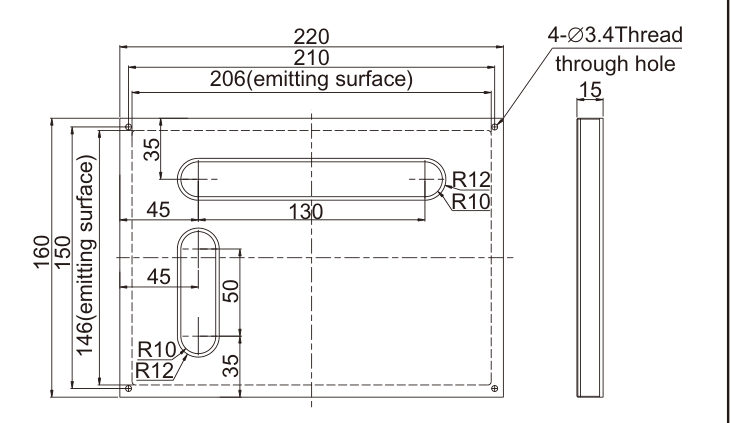 LS-SPC-0065 dimensions (mm)