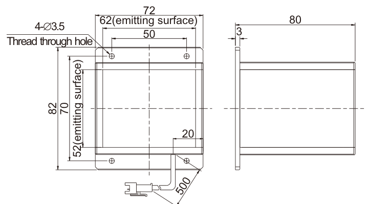 LS-SPC-0066 dimensions (mm)