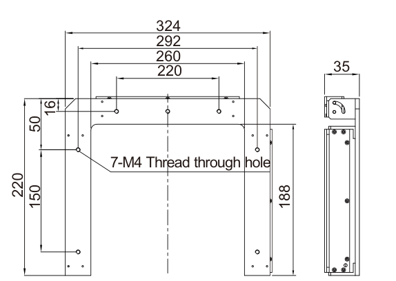 LS-SPC-0048 dimensions (mm)