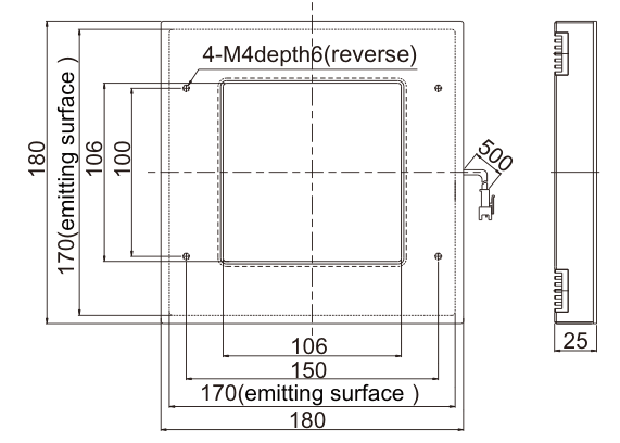 LS-SPC-0063 dimensions (mm)