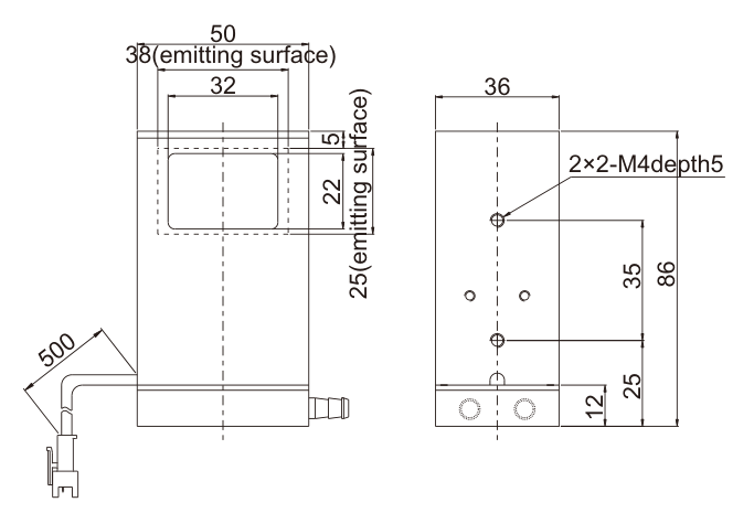 LS-SPC-0051 dimensions (mm)