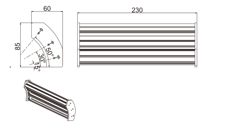 LS-SPC-0040 dimensions (mm)