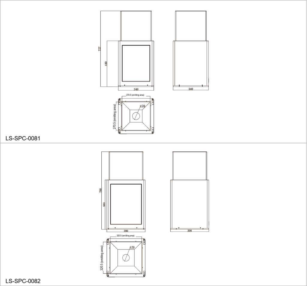 LS-SPC-0081 dimensions (mm)