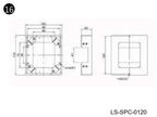 LS-SPC-0120 dimensions (mm)