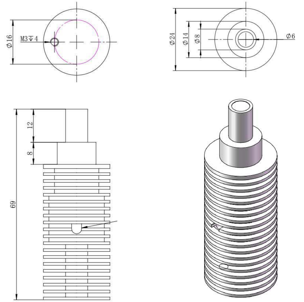 LS-SPT-0182 dimensions (mm)