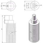 LS-SPT-0182 dimensions (mm)