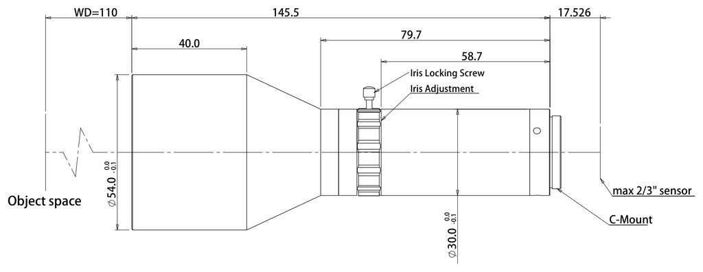 LS-TCL-2412 dimensions (mm)