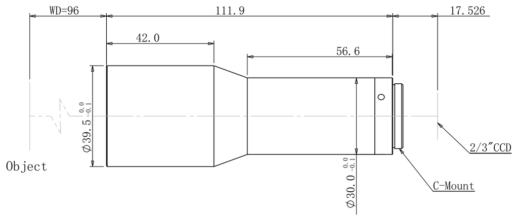 LS-TCL-2410 dimensions (mm)