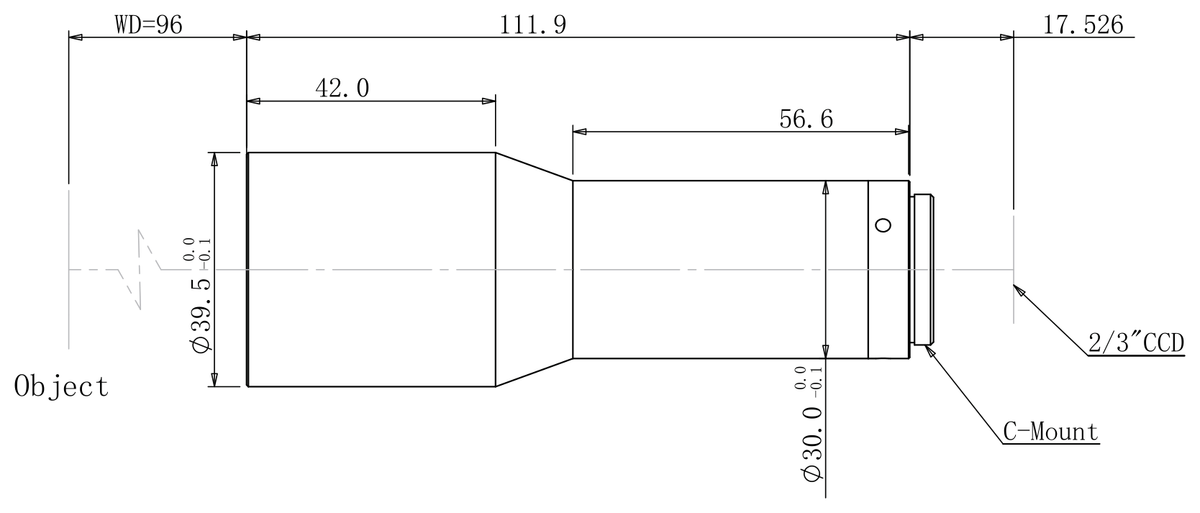 LS-TCL-2410 dimensions (mm)