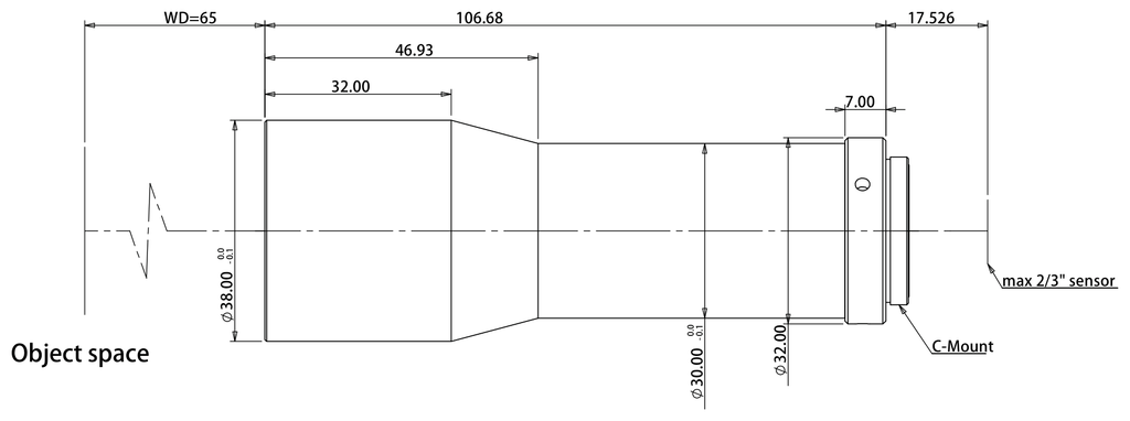 LS-TCL-2409 dimensions (mm)