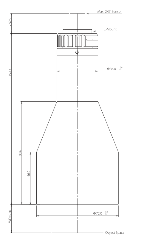 LS-TCL-2415 dimensions (mm)