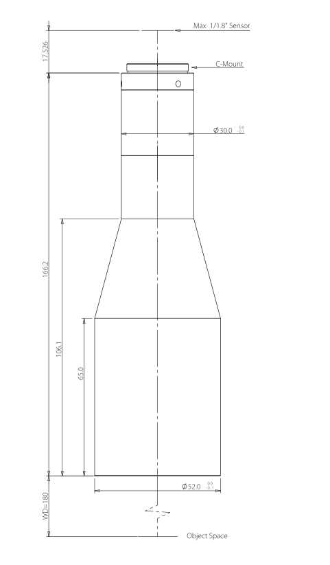 LS-TCL-2416 dimensions (mm)