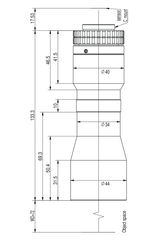 LS-TCL-2433 dimensions (mm)