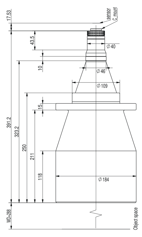 LS-TCL-2453 dimensions (mm)