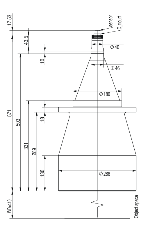 LS-TCL-2457 dimensions (mm)
