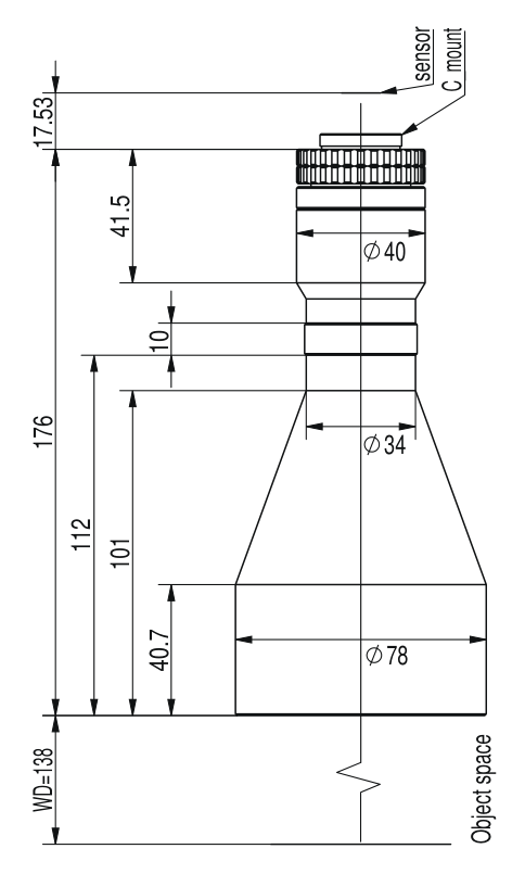 LS-TCL-2442 dimensions (mm)