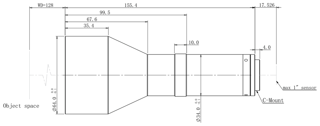 LS-TCL-2439 dimensions (mm)