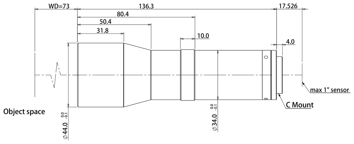 LS-TCL-2432 dimensions (mm)
