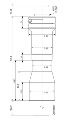 LS-TCL-2459 dimensions (mm)