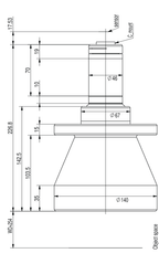 LS-TCL-2471 dimensions (mm)