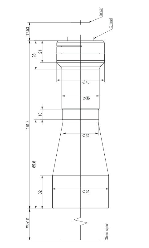 LS-TCL-2460 dimensions (mm)