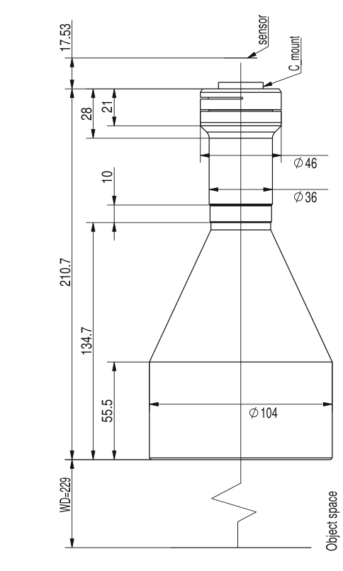 LS-TCL-2468 dimensions (mm)