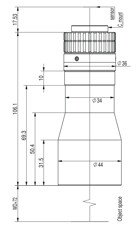 LS-TCL-2498 dimensions (mm)