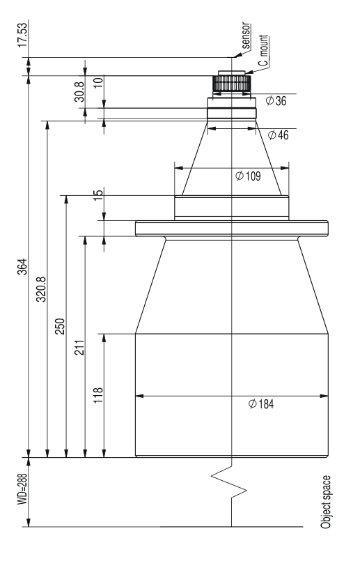 LS-TCL-2515 dimensions (mm)