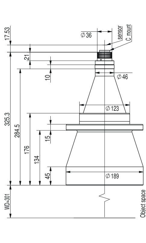 LS-TCL-2516 dimensions (mm)