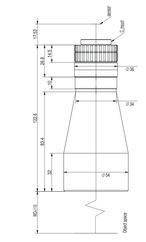 LS-TCL-2500 dimensions (mm)
