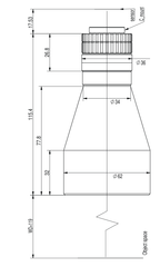 LS-TCL-2502 dimensions (mm)