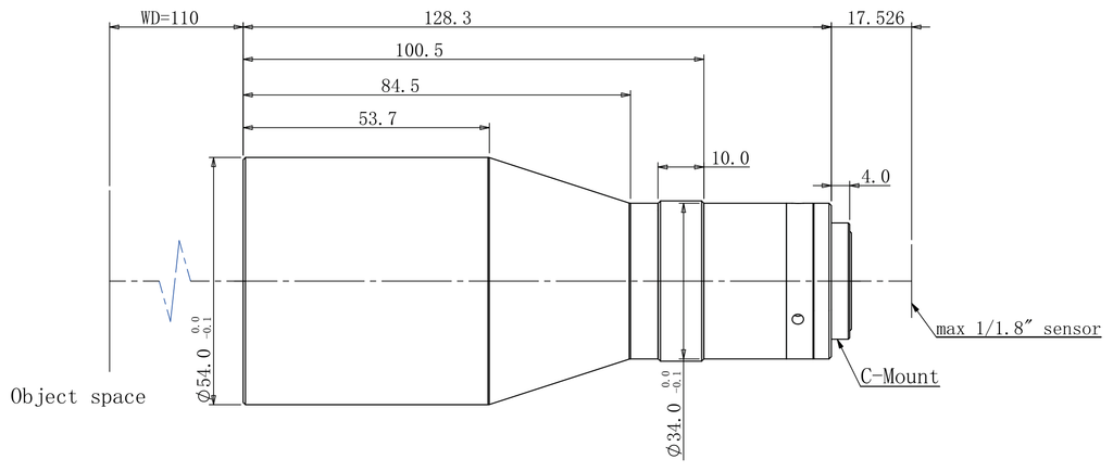 LS-TCL-2499 dimensions (mm)