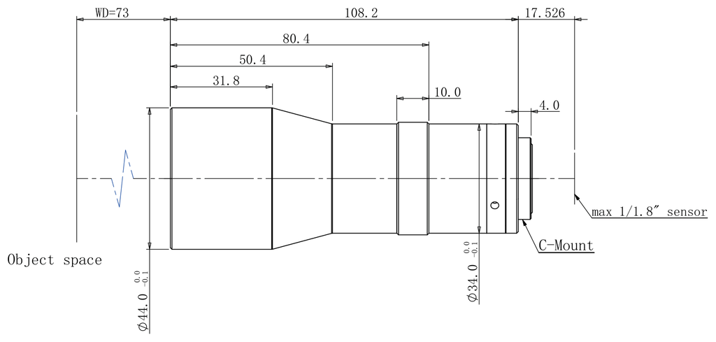 LS-TCL-2497 dimensions (mm)