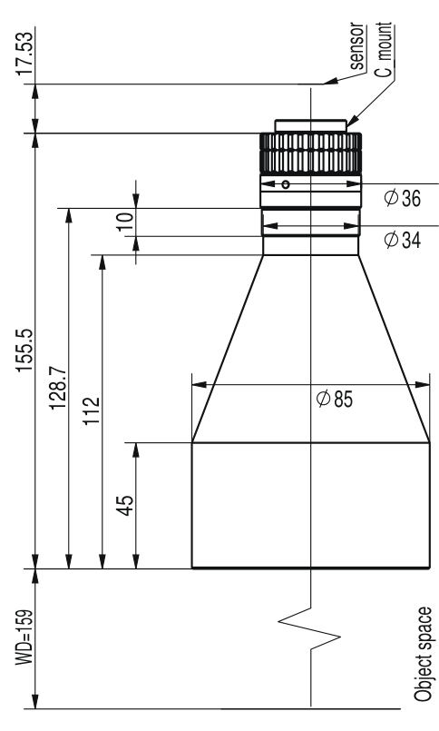 LS-TCL-2508 dimensions (mm)