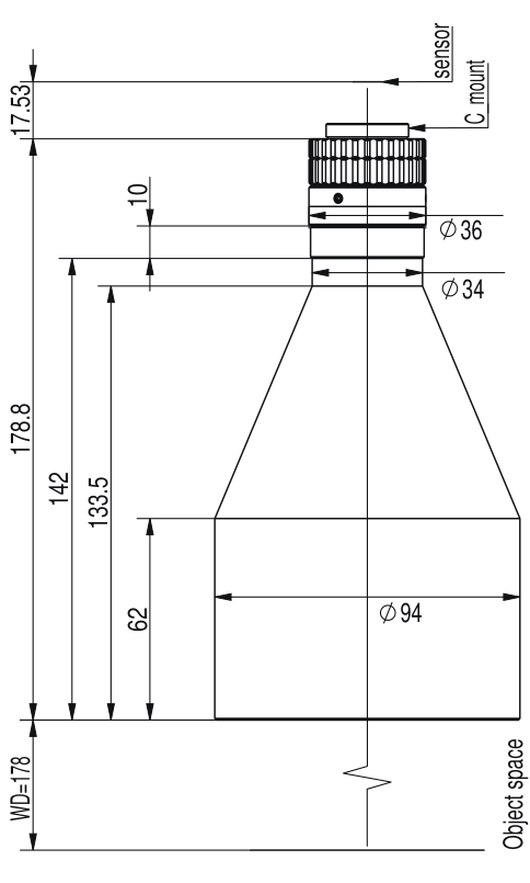 LS-TCL-2509 dimensions (mm)