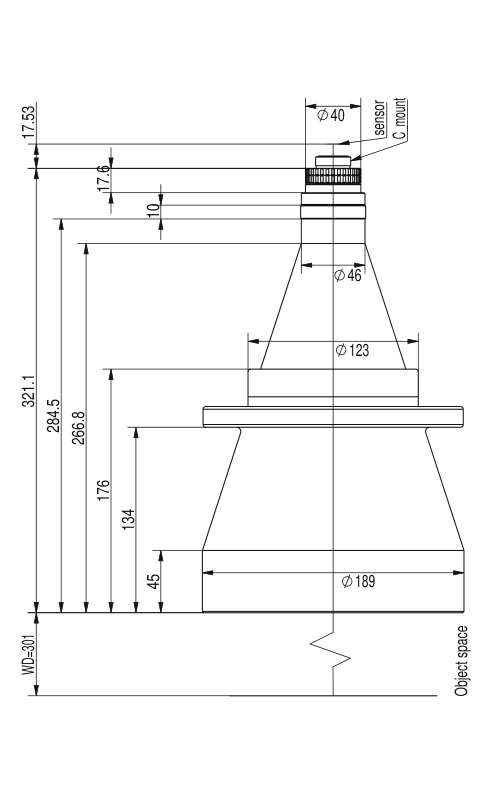 LS-TCL-2551 dimensions (mm)